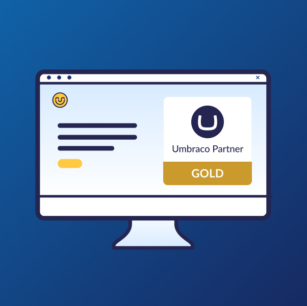 logo Vrolijk met logo Umbraco Partner Gold